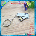 Metal swivel usb pen drive with free logo printing